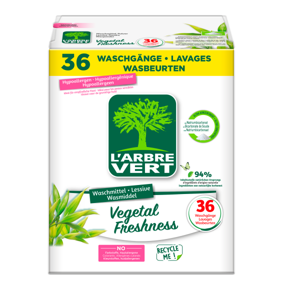 Öko Waschmittel Pulver Vegetal Freshness 1.8kg